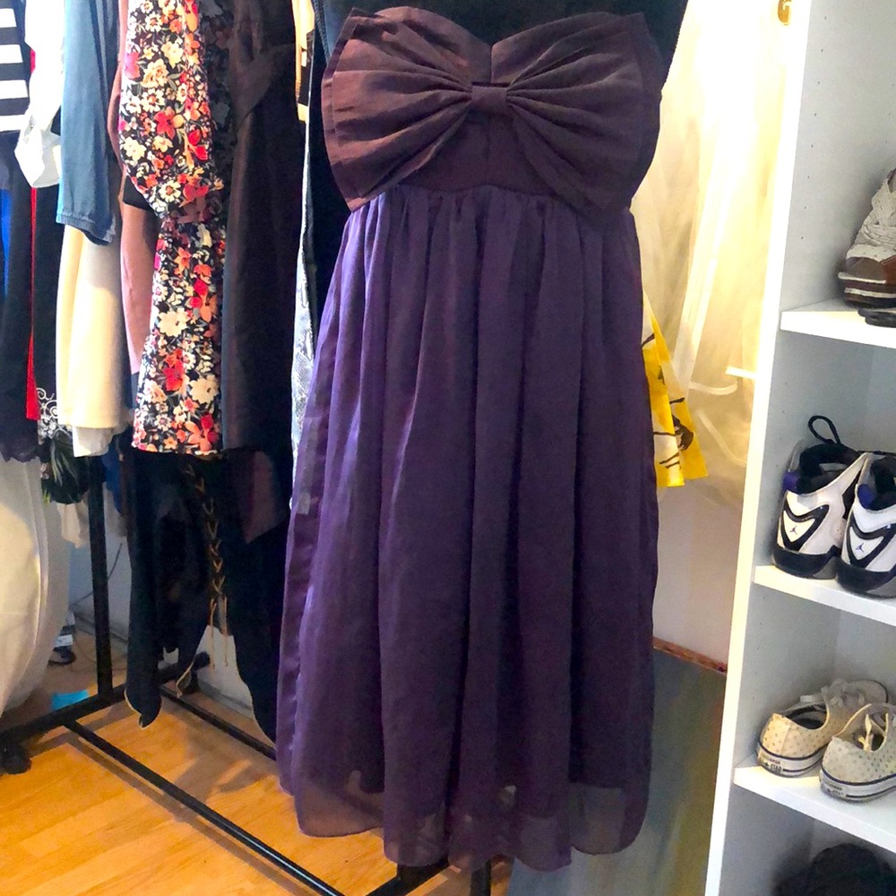 Strapless dress